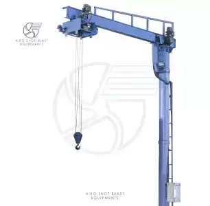 Pillar Jib Crane – Reliable Lifting Solution by Airo Shot Blast Equipments